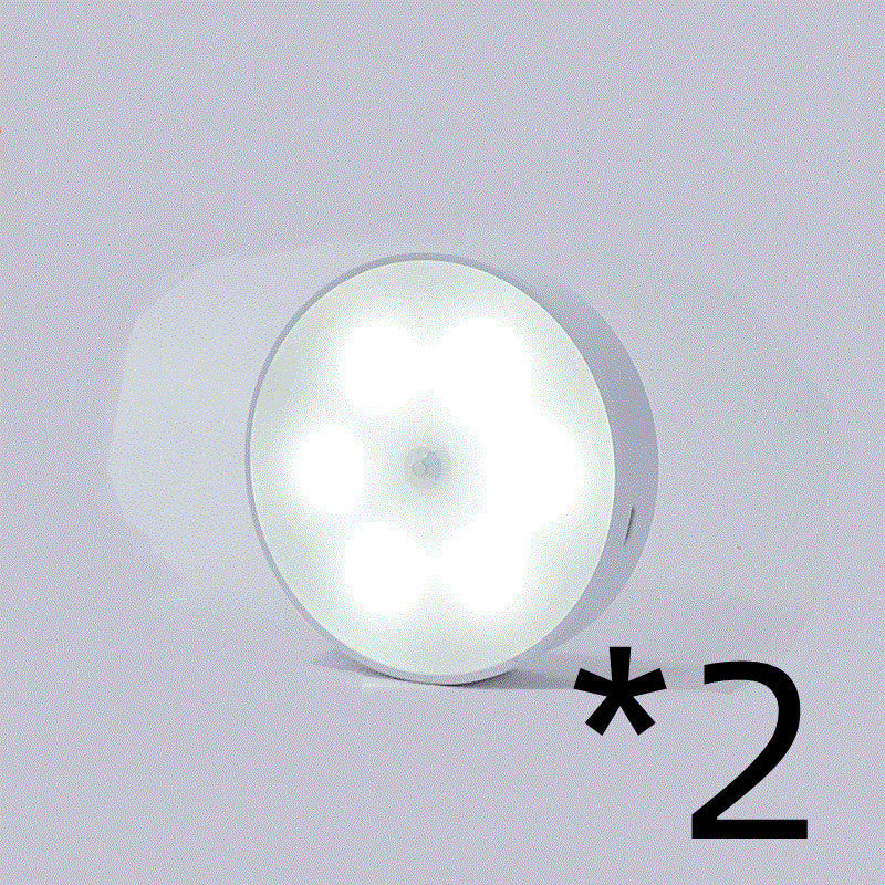 Motion Sensor Puck Light – closet lighting before and after