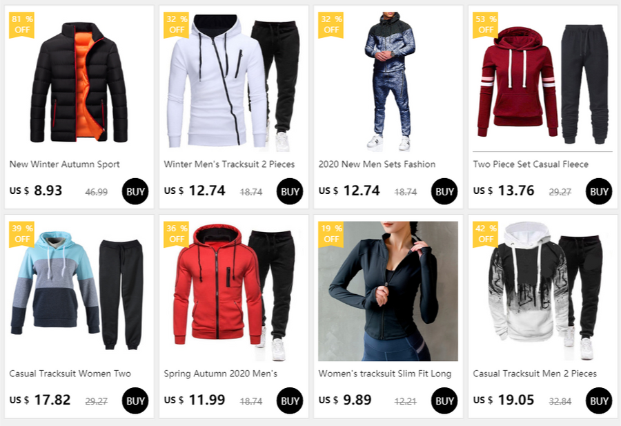 Men Training Joggers – Loose Fit Fleece Sweatpants with Drawstring