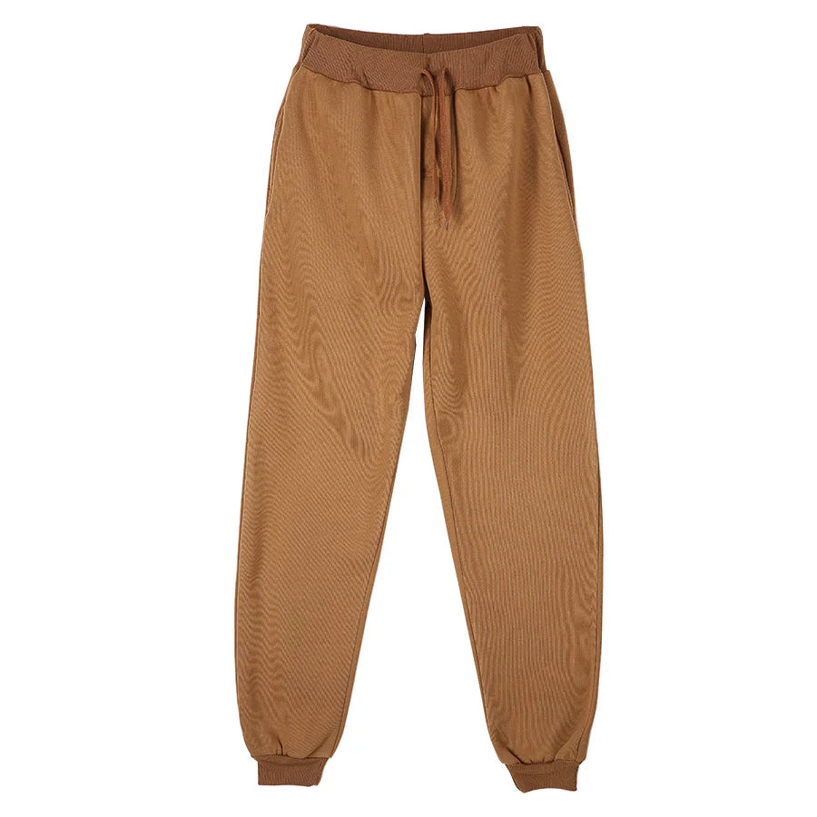 Men Training Joggers – Loose Fit Fleece Sweatpants with Drawstring