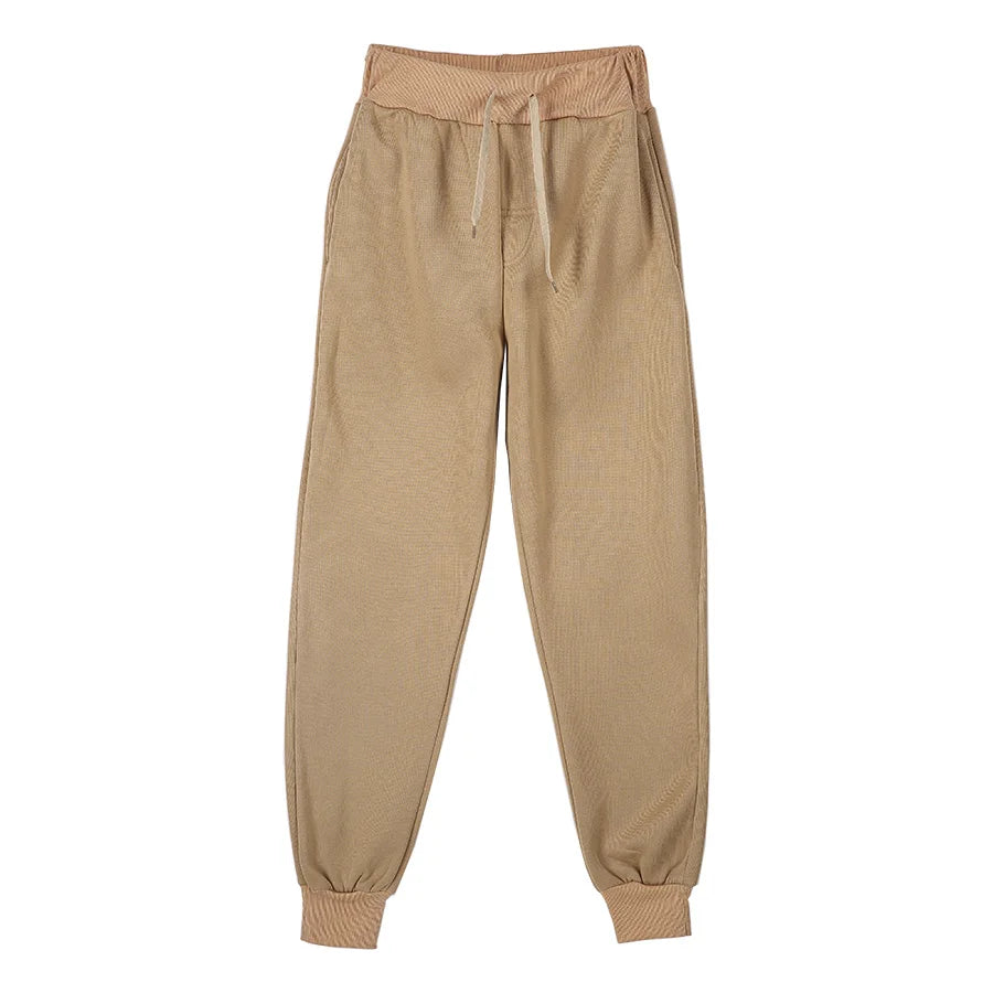 Men Training Joggers – Loose Fit Fleece Sweatpants with Drawstring