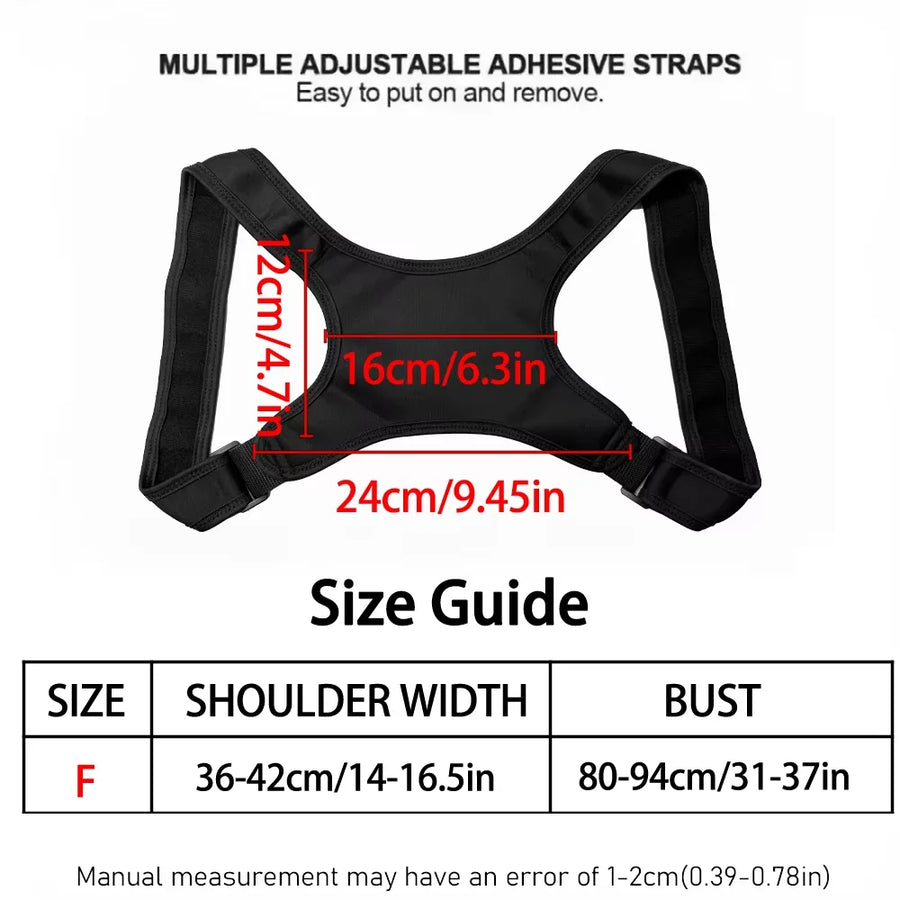 Brace worn on back