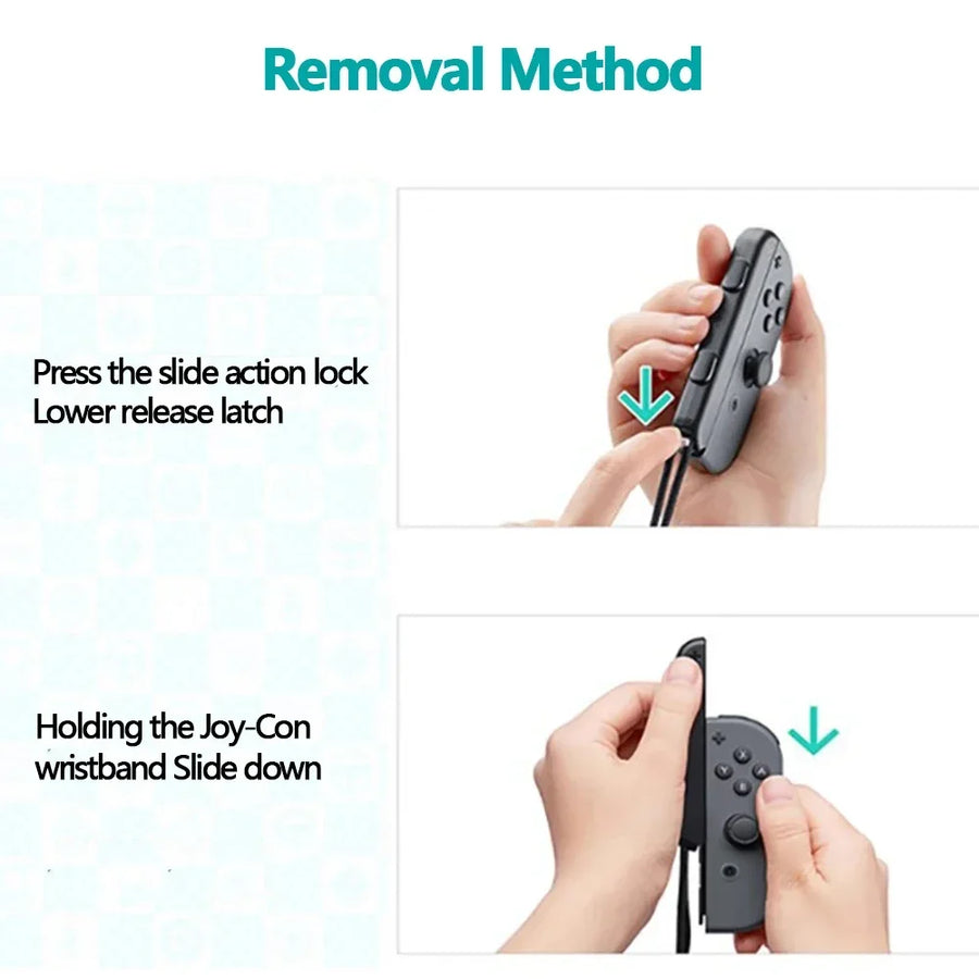 Game Grip Accessories for OLED Gamepad, Controller Hand Rope and Wrist Strap