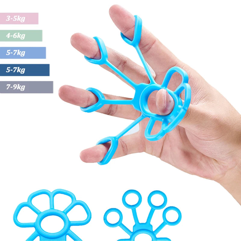 Exerciser in hand squeezing