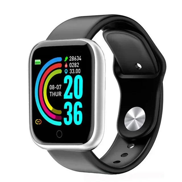 Smart Watch Y68 – pink model front view