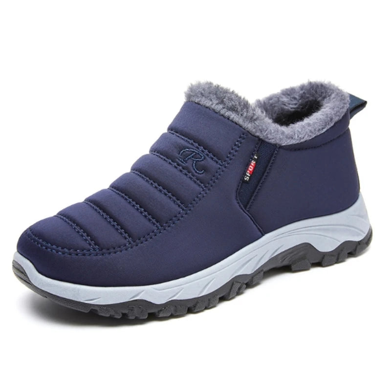 Men's Winter Casual Shoes – Warm Cotton, Chunky Sole