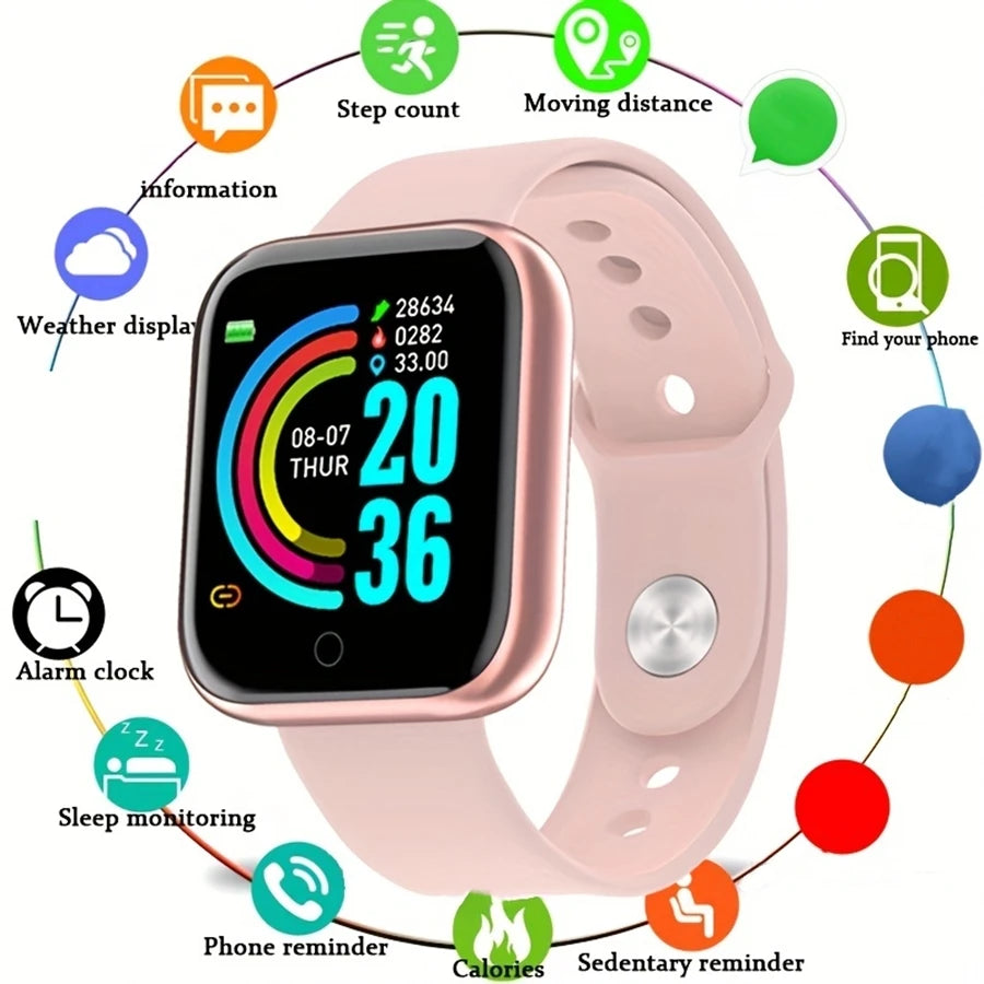 Smart Watch for Men & Women – Message & Fitness Monitor Bracelet