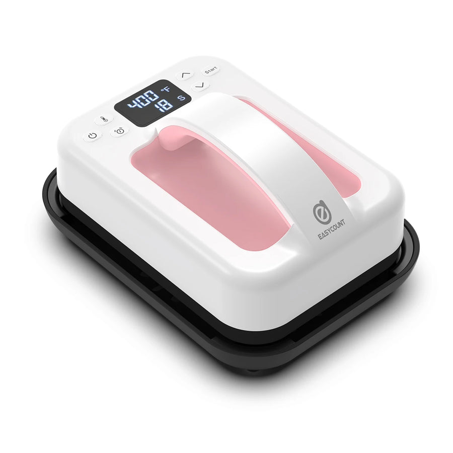 Mini heat press machine front view