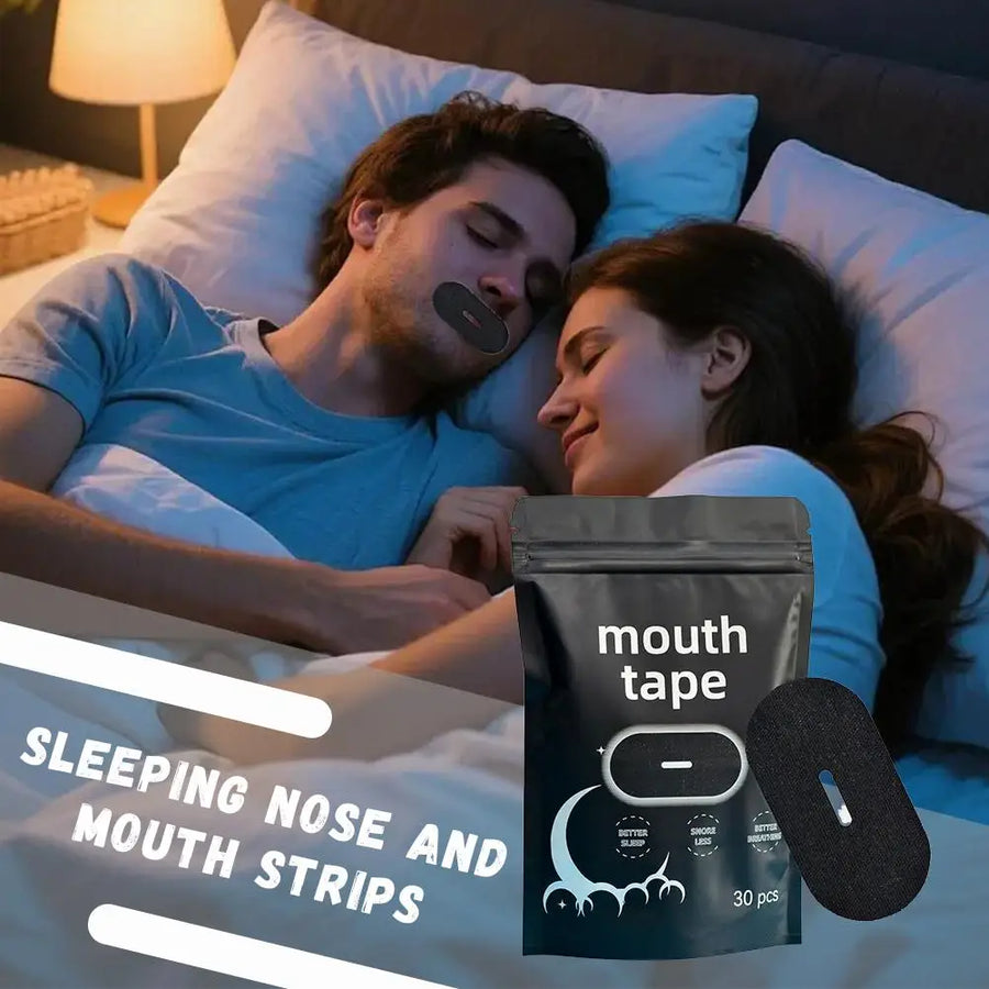 Mouth Tape for Sleeping – Elastic Breath Correction Tape, Stops Snoring, Forms Healthy Habits
