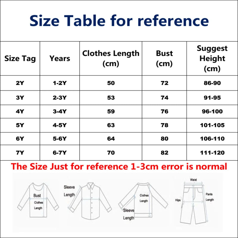 Baby Girls Long-Sleeve Dress – Cotton Striped Cartoon for Autumn/Spring