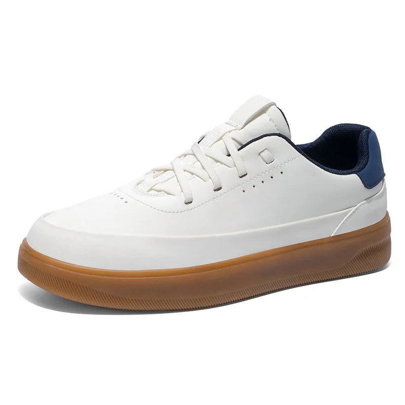 Men's Leather Casual Shoes, Lightweight Soft Sole