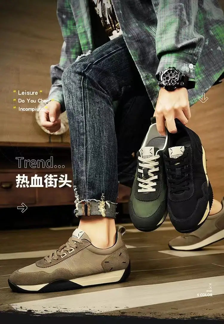 Men's Running Shoes – Breathable Soft Sole for All Seasons