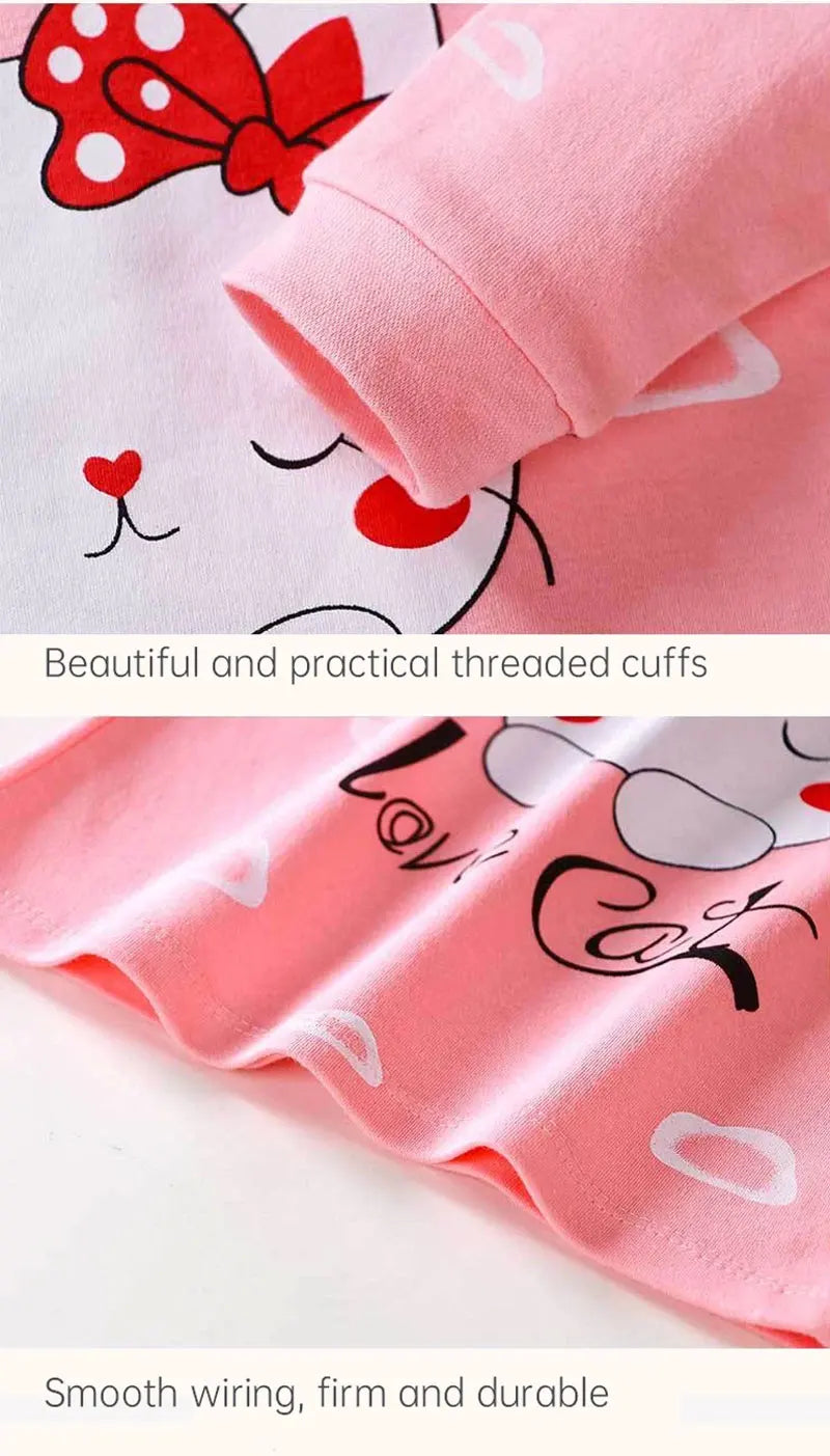 Kids' Cotton Clothing Set – Autumn/Winter for Boys & Girls