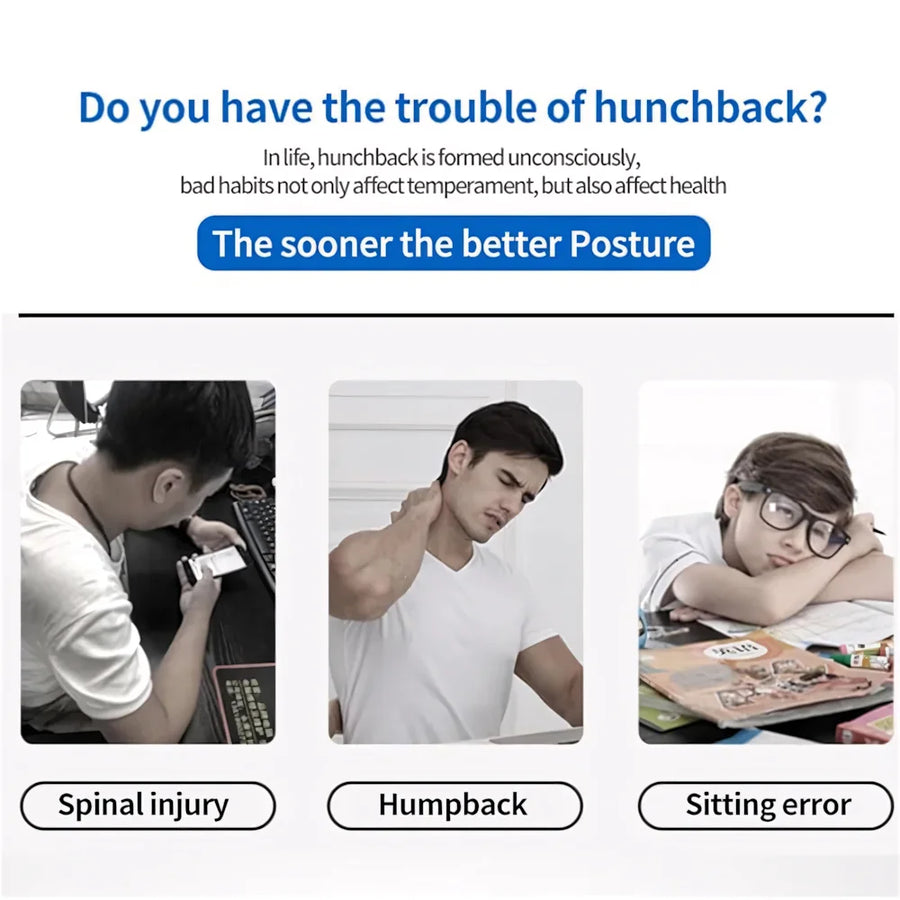 Posture Corrector for Men and Women – Adjustable Full Back Brace, Shoulder Straightener
