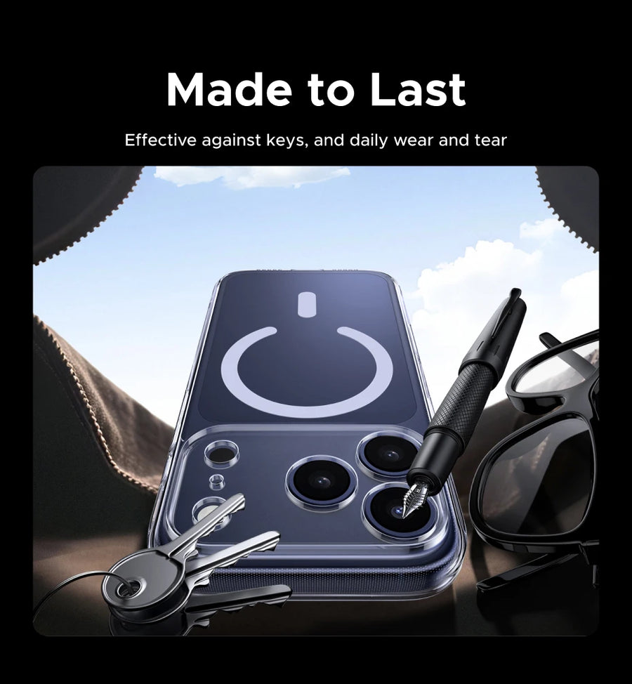 Magnetic Phone Case – Shockproof for iPhone 17/16/15/14 Pro