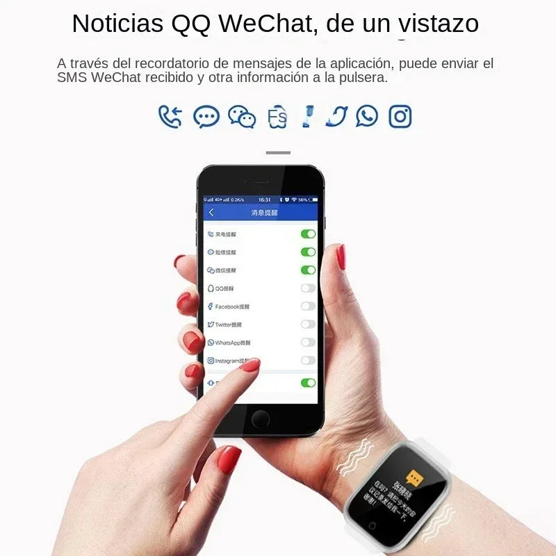 Smart Watch Y68 – sport modes shown on screen