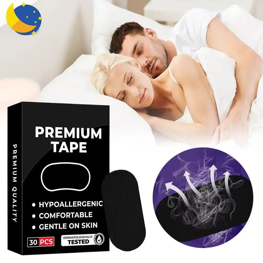 Elastic Mouth Tape for Sleeping – Closed Mouth Sleep Tape, Stops Snoring, Breath Correction