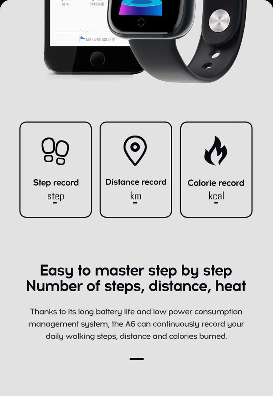 Smart Watch Y68 – running sport mode