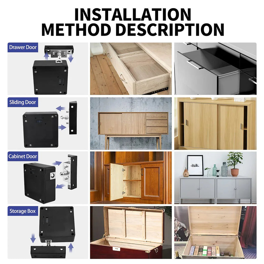 RFID card unlocking cabinet