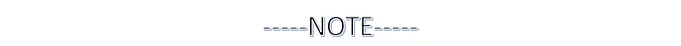 Note section divider banner