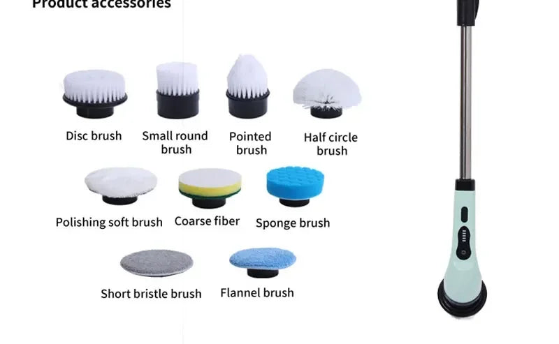 Cordless Electric Spin Scrubber – Multi-Purpose Cleaning Brush for Bathroom, Kitchen & Toilet