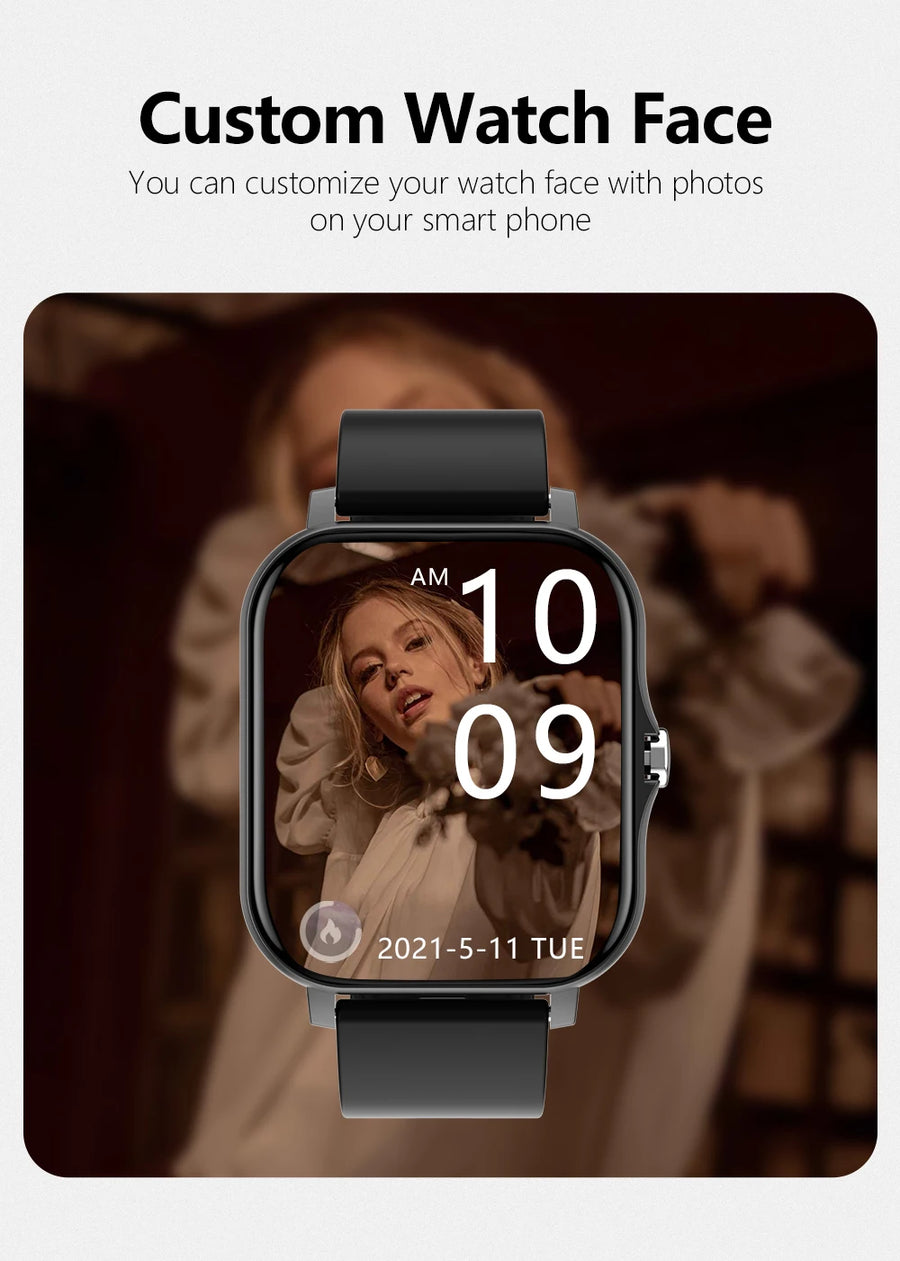 Multifunction Smart Watch, Message Reminder, Music Control, Sports Tracking