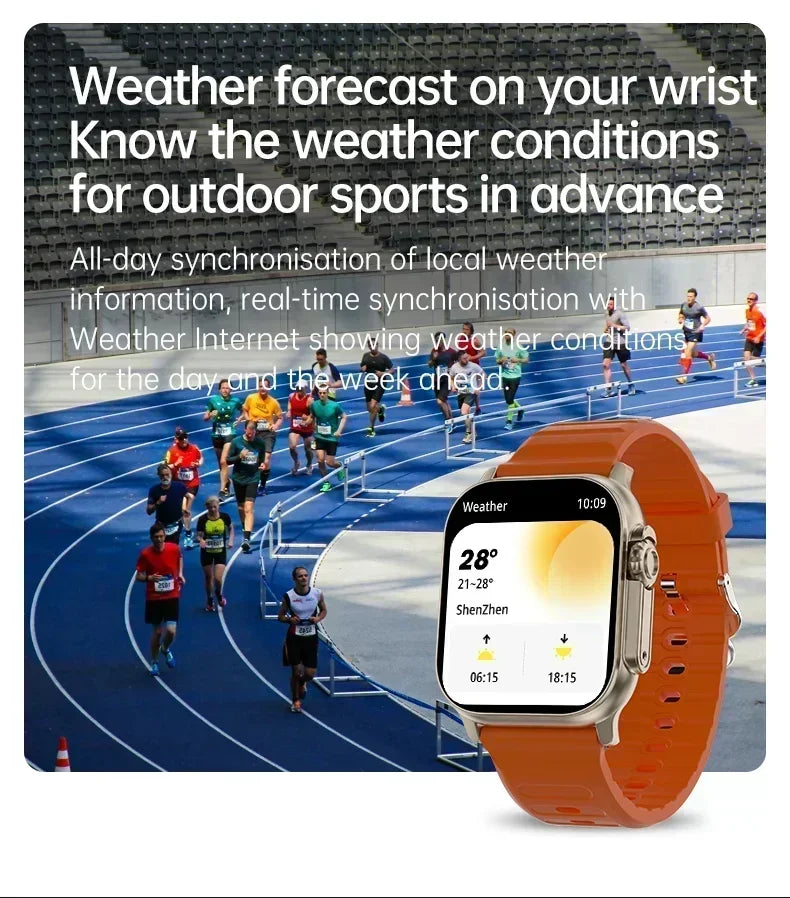Smart Watch 9 Ultra Gen 2, NFC Bluetooth Call, 2.2-Inch Display