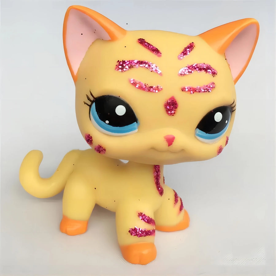Mini Pet Shop Animal Figures Playset – Collectible Plastic Puppy & Kitty Toys