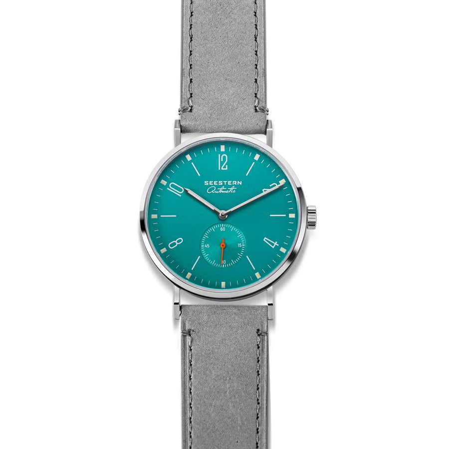 Leather band detail