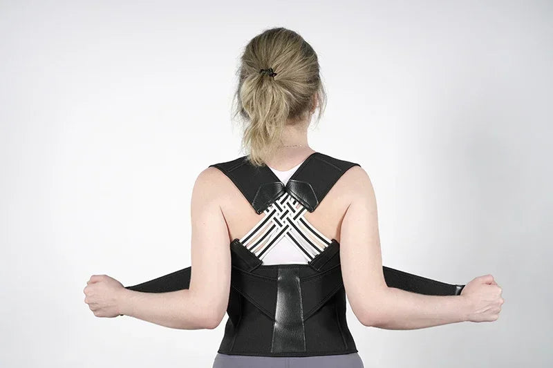 Posture Corrector for Women and Men – Adjustable Shoulder Brace, Back Straightener