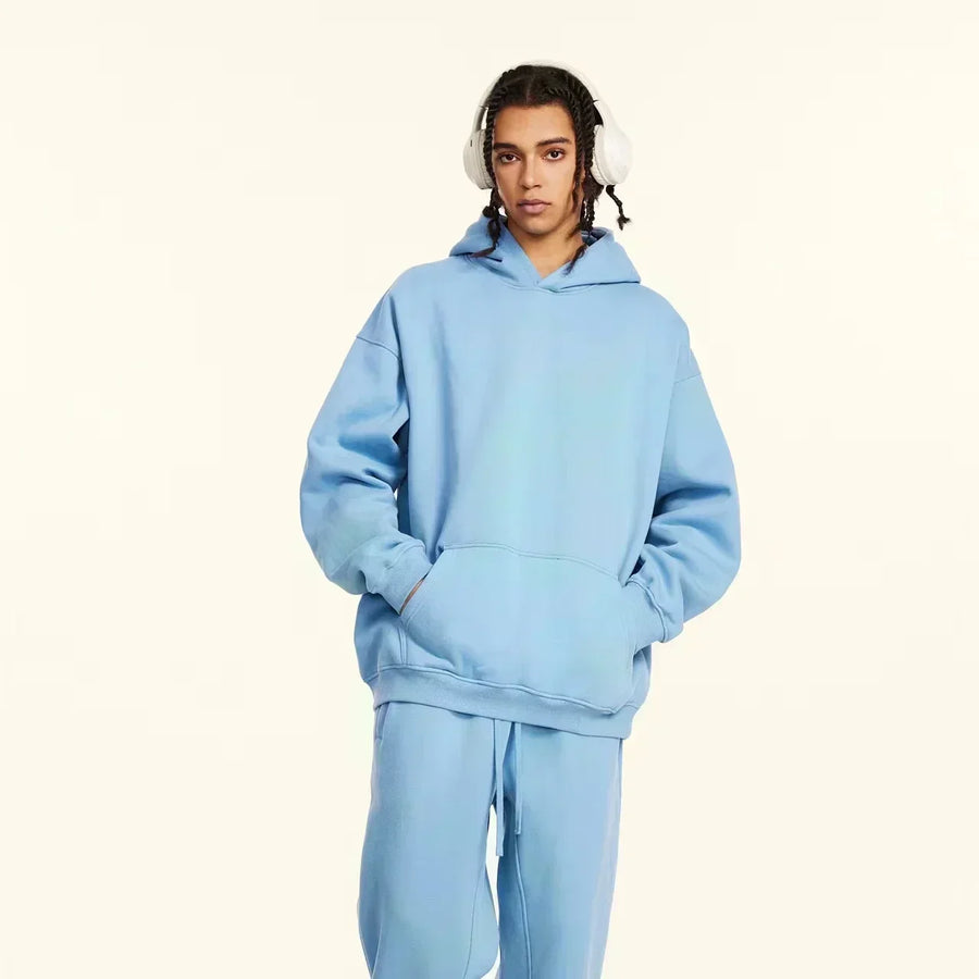 Men's Casual Hoodie, Long-Sleeved Classic Pullover