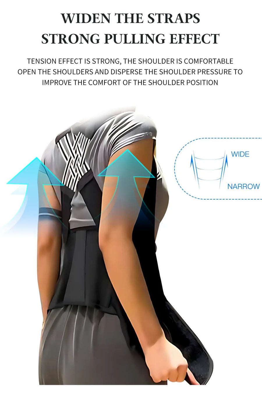 Posture Corrector for Women and Men,Adjustable Shoulder Posture Brace,Back Straightener Posture,Used for Middle Upper Spine UpTrend Deals