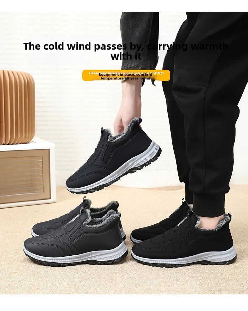 Women's Winter Snow Boots, Warm Lightweight Cotton, Non-Slip