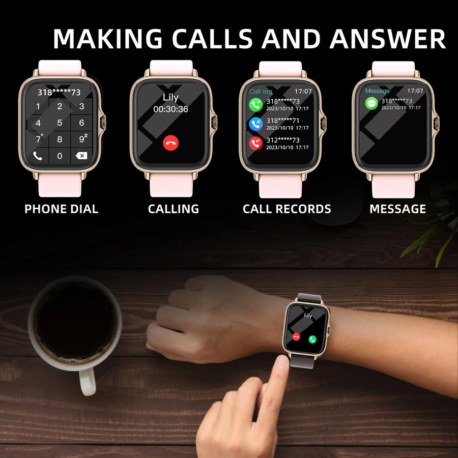 1.83-Inch Smart Watch, Bluetooth Calling, Fitness Tracker