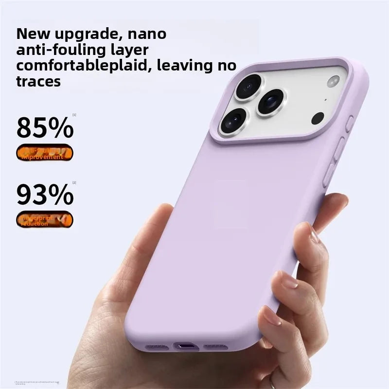 Grey case on iPhone 17 Pro
