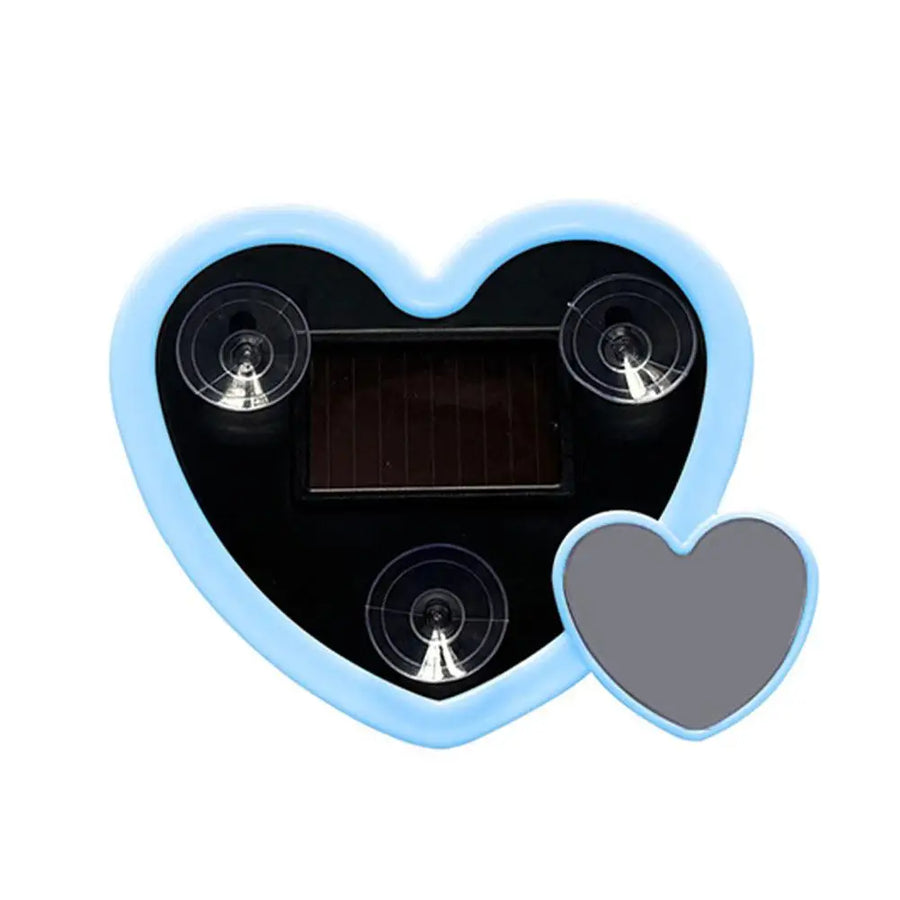 Solar Powered Car Neon Light – Heart-Shaped, Triangular Windows