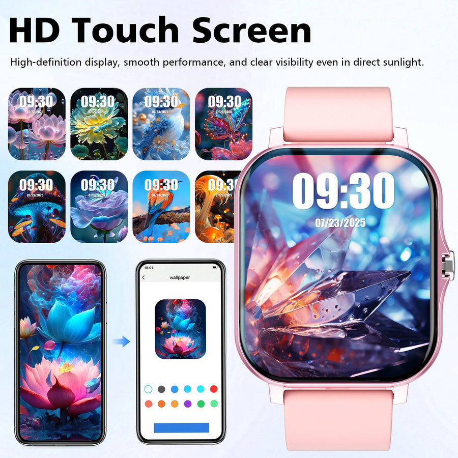 Golden smart watch