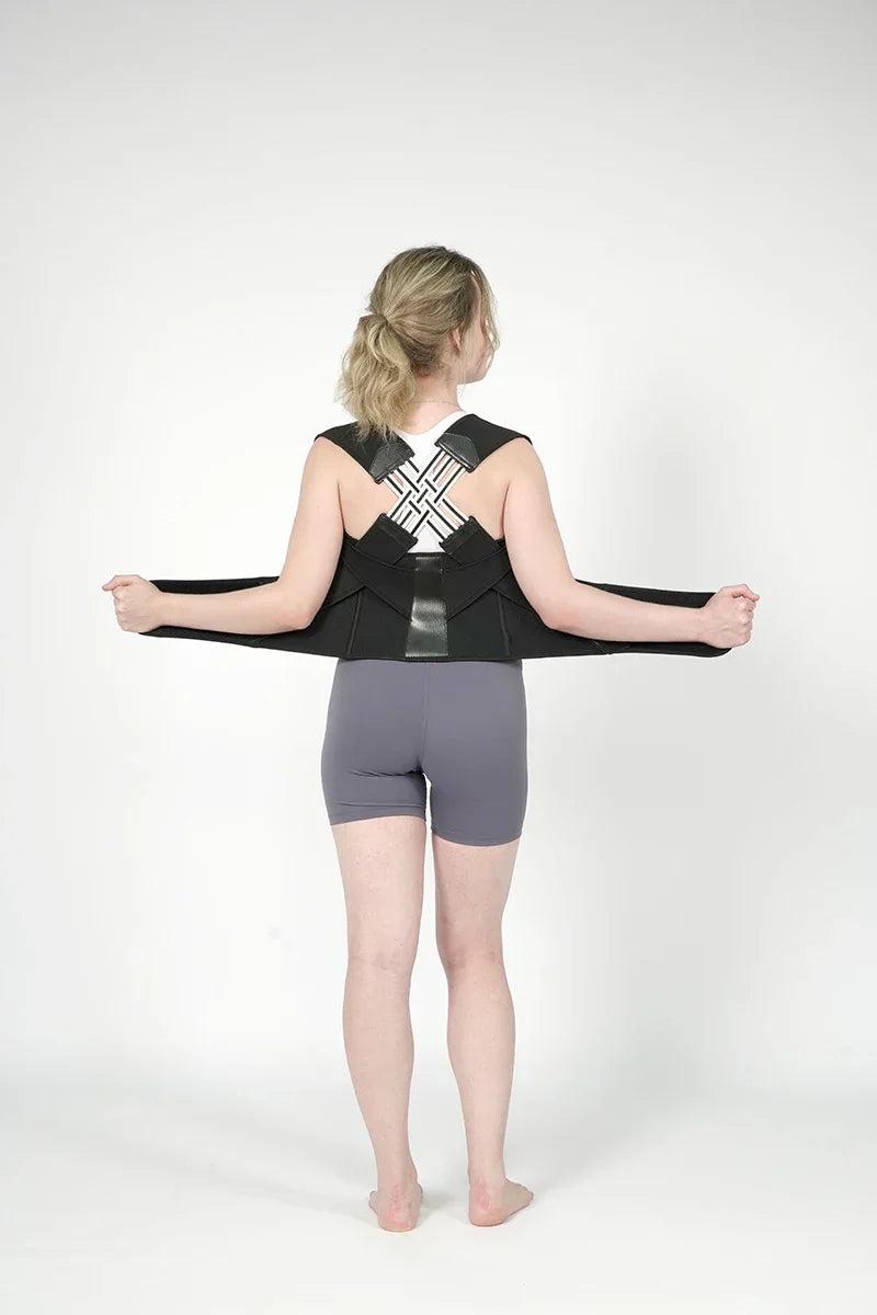 Posture Corrector for Women and Men – Adjustable Shoulder Brace, Back Straightener