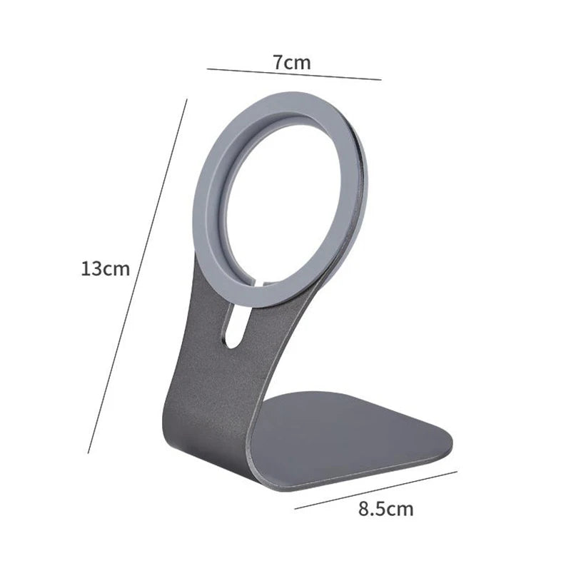 MagSafe Phone Charger Stand – Aluminum Alloy, Magnetic Holder for iPhone 12 Series, Fast Charging