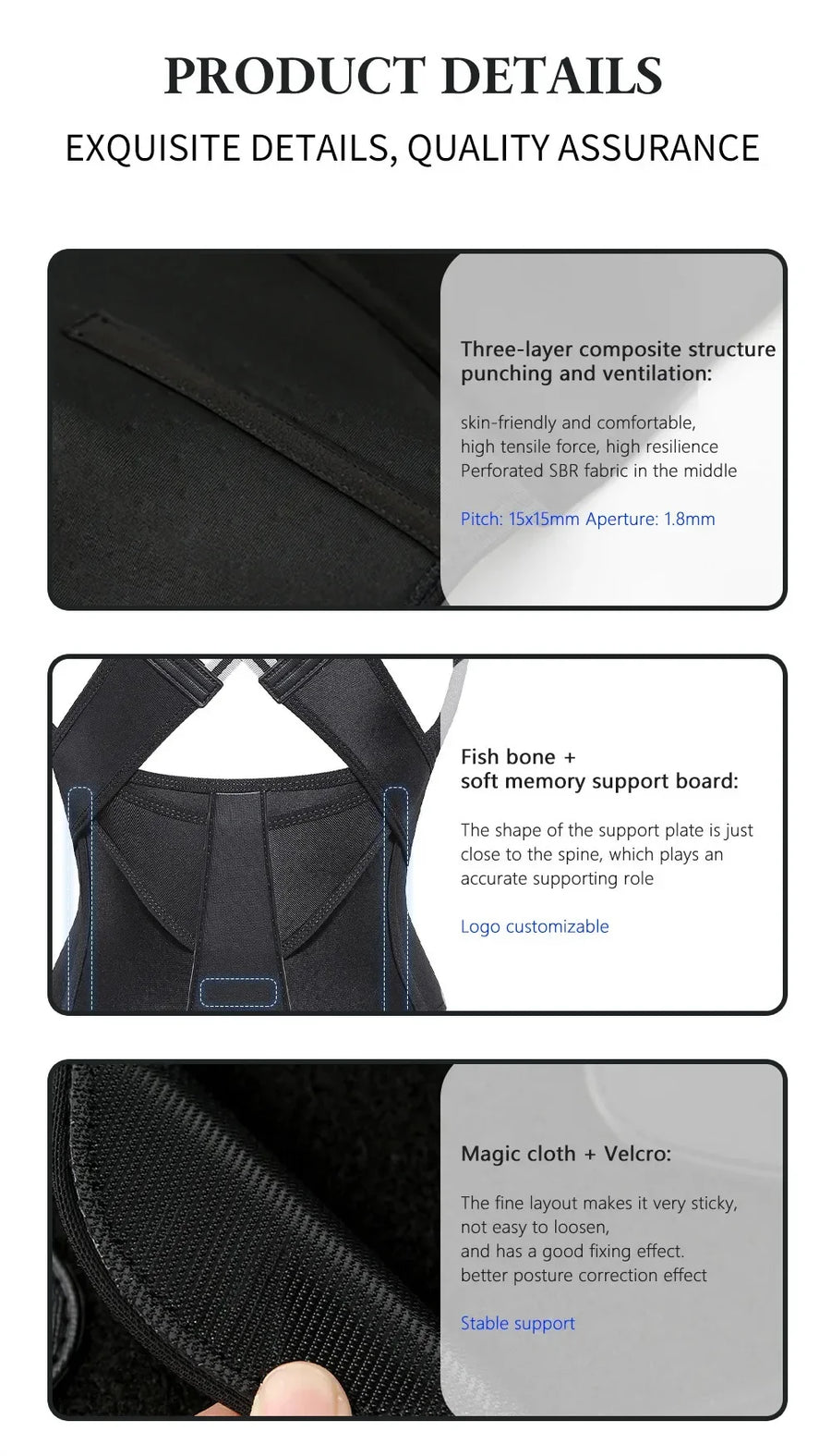 Posture Corrector for Women and Men – Adjustable Shoulder Brace, Back Straightener