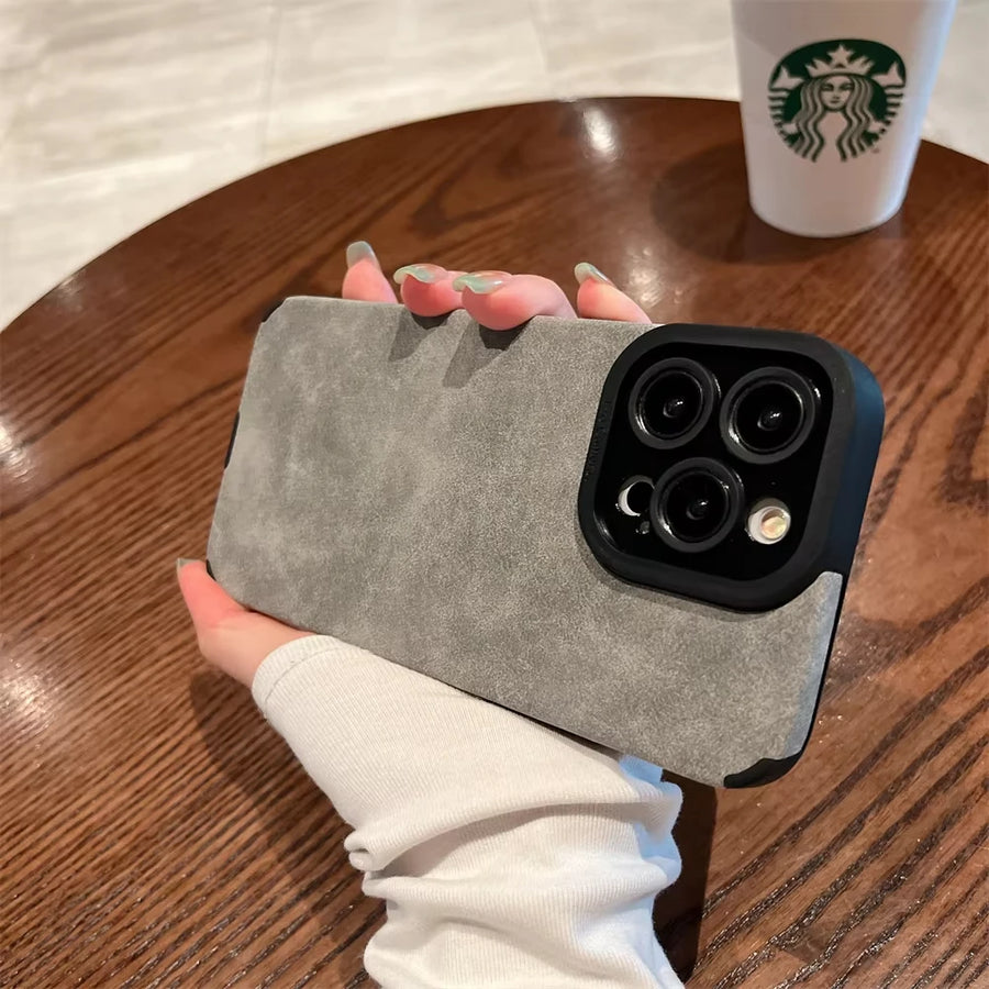 Flip Leather Phone Case – for iPhone 11-16 Series, Streetwear Style