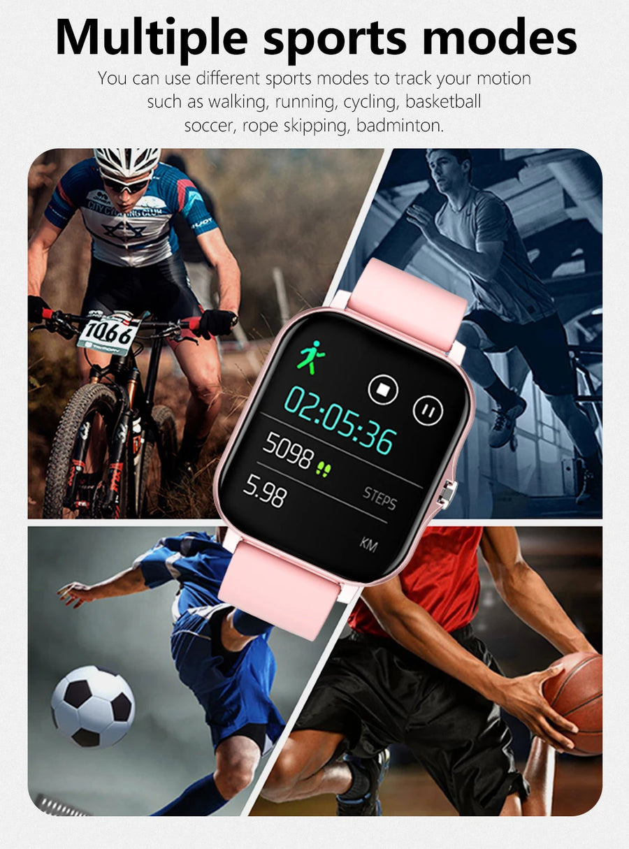 Multifunction Smart Watch, Message Reminder, Music Control, Sports Tracking