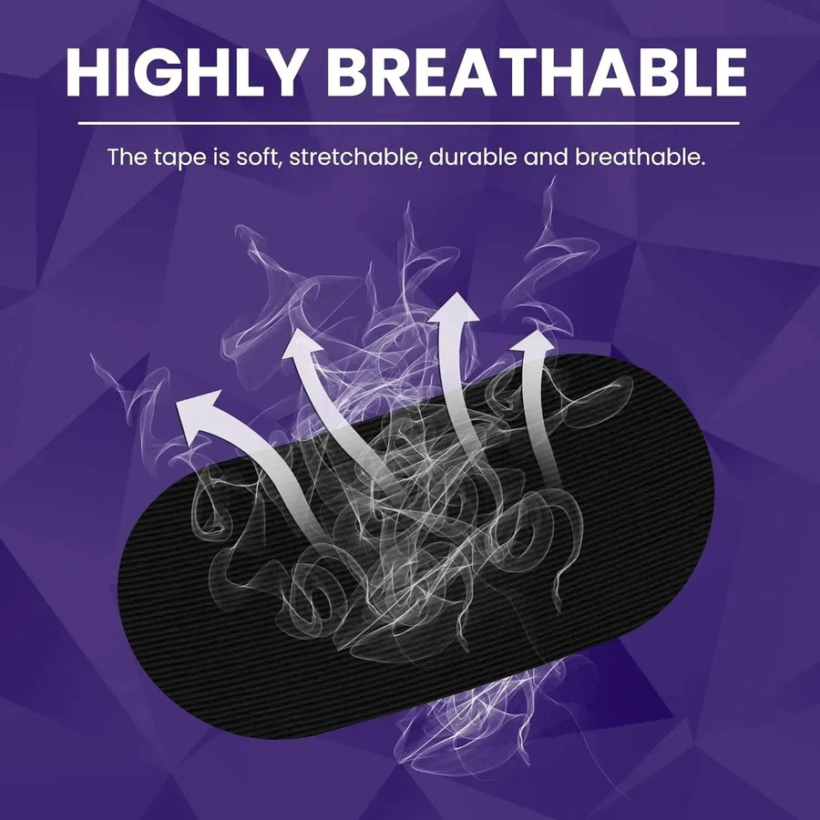 Highly breathable anti-snoring mouth tape – soft, stretchable, durable sleep strip