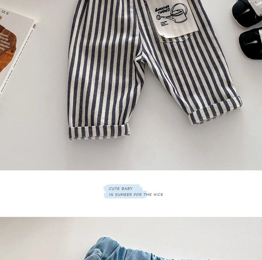 Toddler Boys Denim Pants – Soft Korean Style Casual (Ages 0-5)