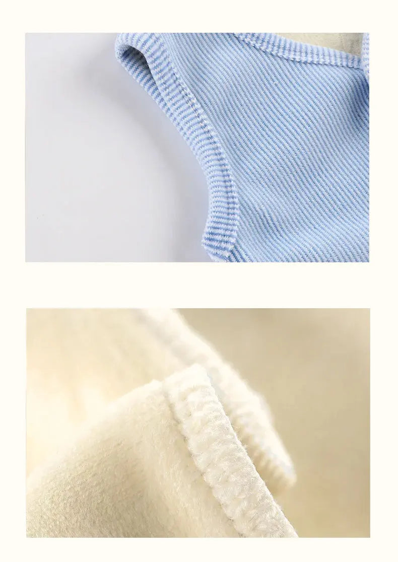 Kids Velvet-Lined Waistcoat Vest, Warm for Boys and Girls