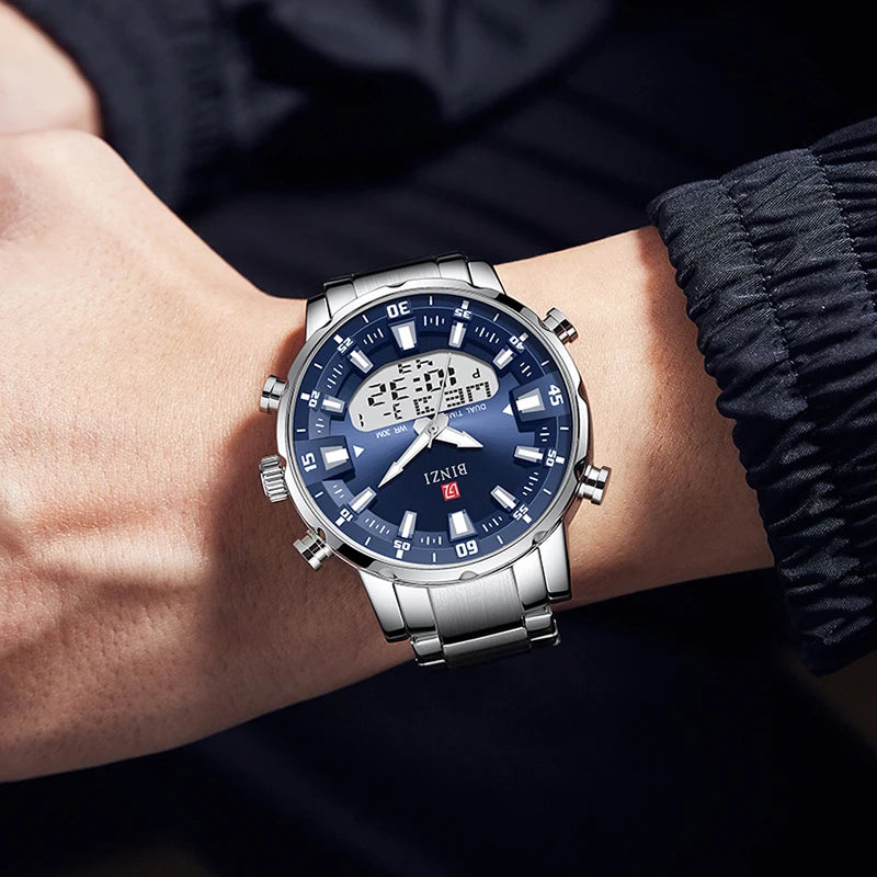 Black watch with gift box