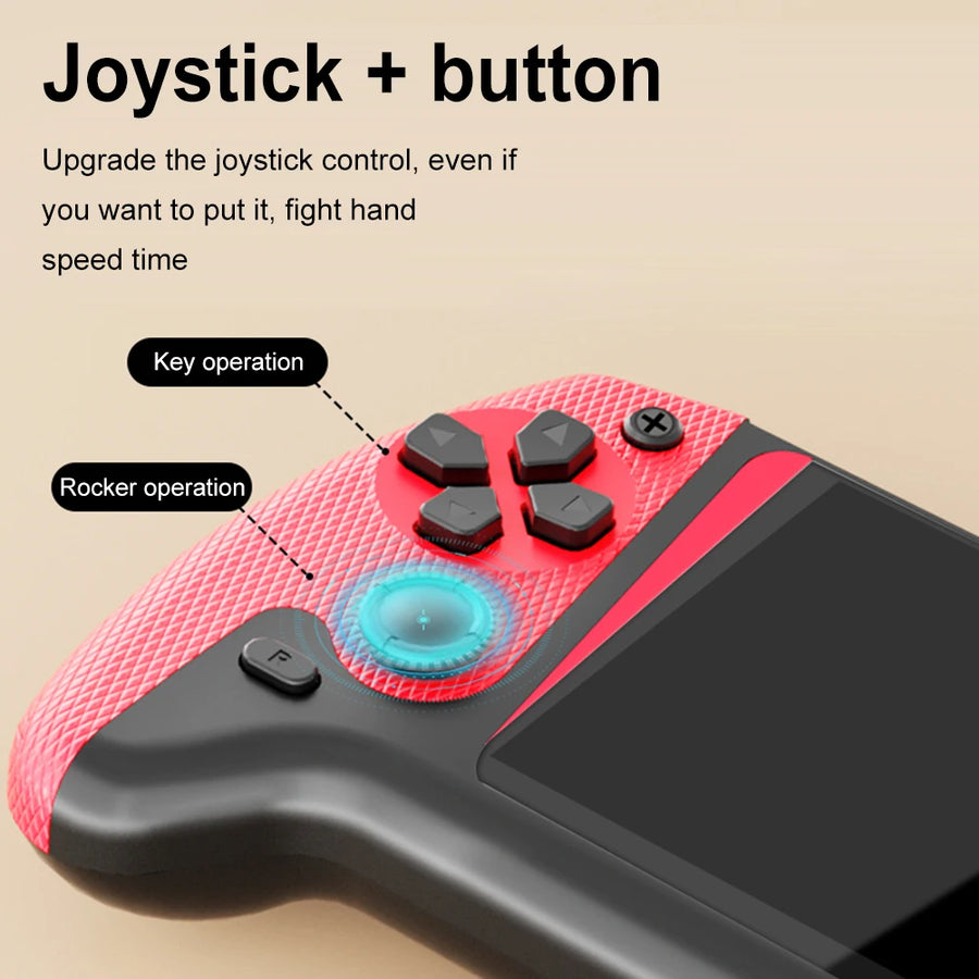 Retro Handheld Game Console, 500 Built-in Games, 3.5-Inch LCD, TV Output