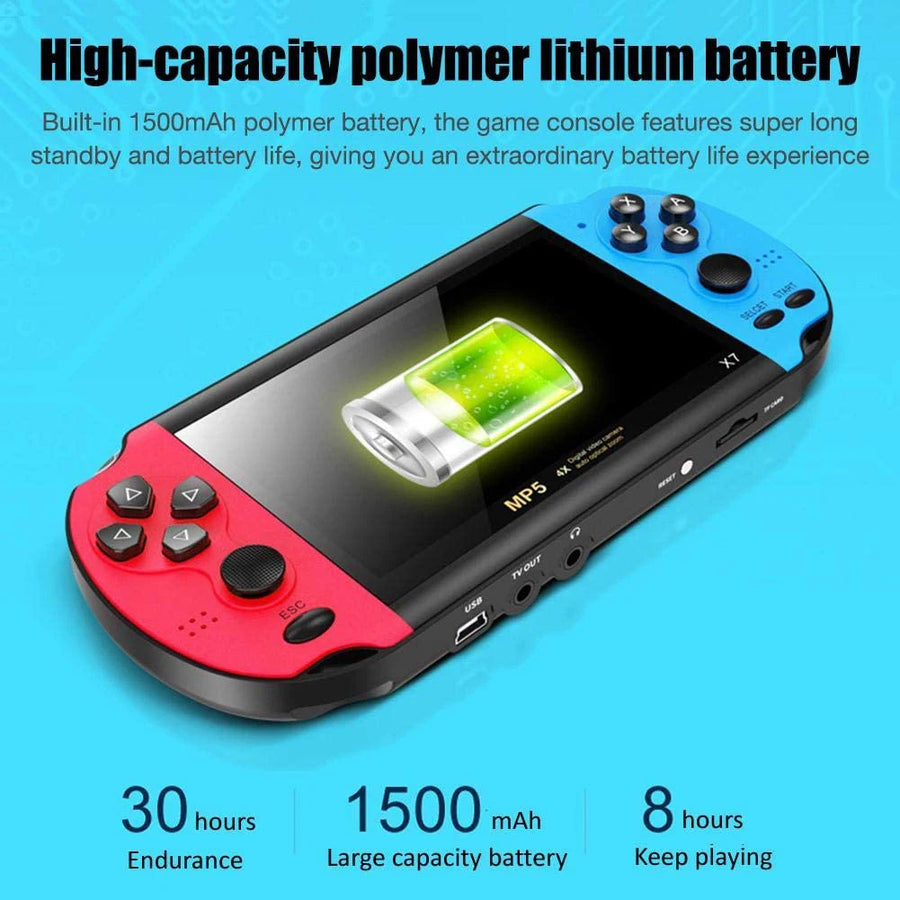 Portable Retro Handheld Game Console – Mini Arcade Video Games Player
