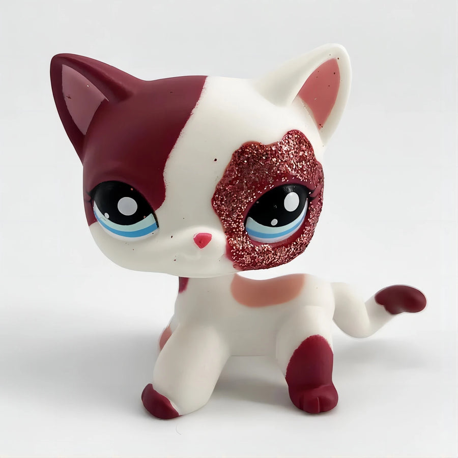 Mini Pet Shop Animal Figures Playset – Collectible Plastic Puppy & Kitty Toys