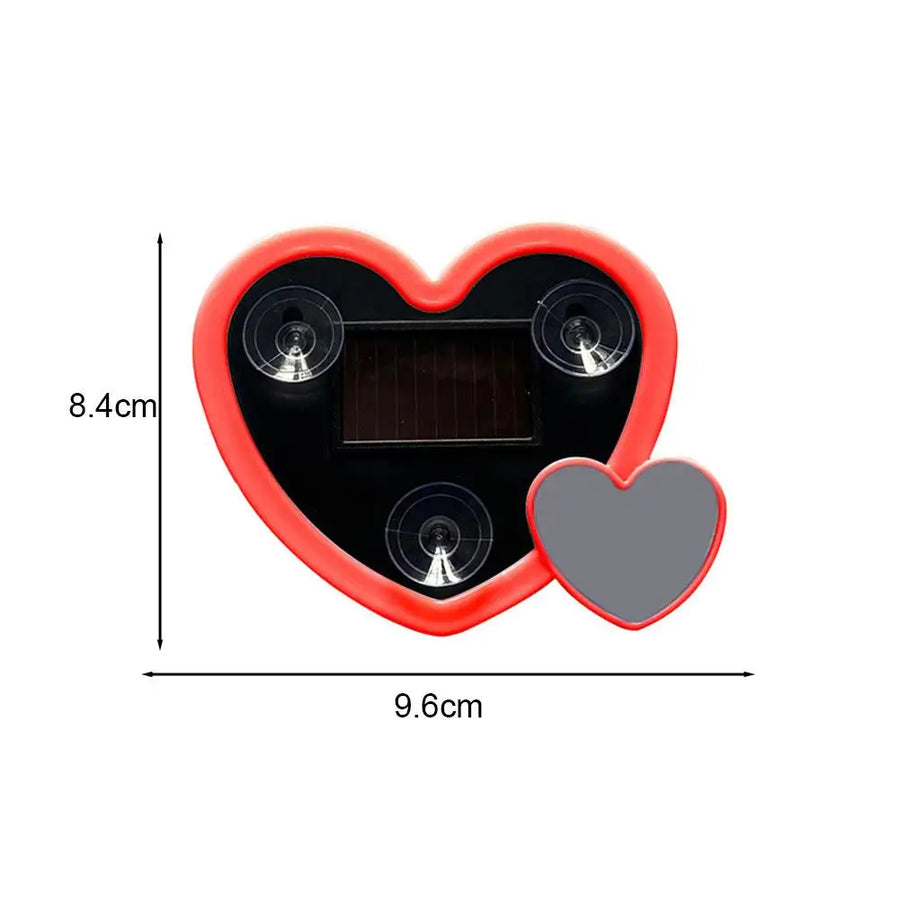 Solar Powered Car Neon Light – Heart-Shaped, Triangular Windows