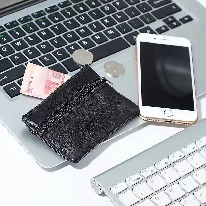 Black coin purse